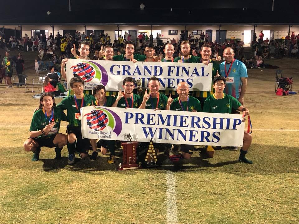 Mackay Lions Soccer Club 2019 Mackay Regional Football ZonePremiership Winners